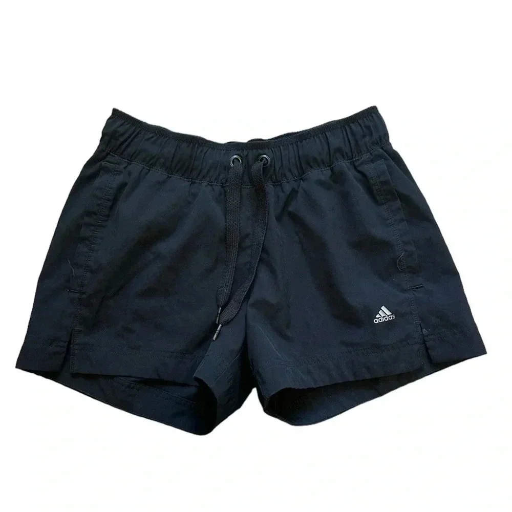 ADIDAS Women’s Black Athletic Athleisure Shorts Size Small - Picture 1 of 9